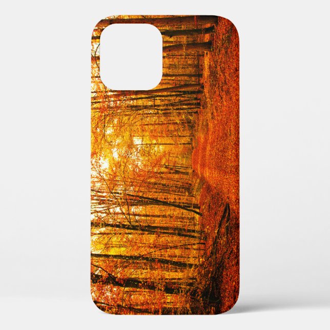 Picturesque Autumn Way Landscape Case-Mate iPhone Case (Back)