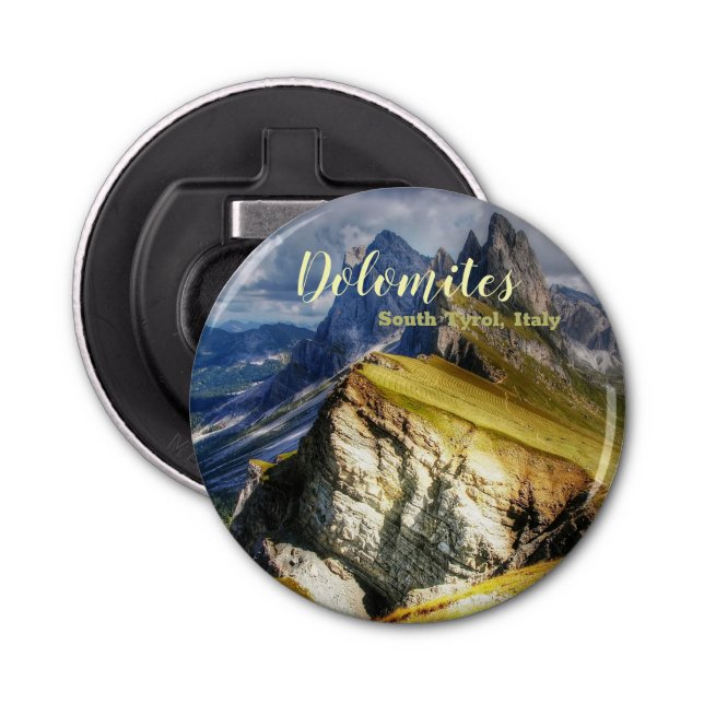 Picturesque Dolomites South Tyrol Italy Bottle Opener (Front)