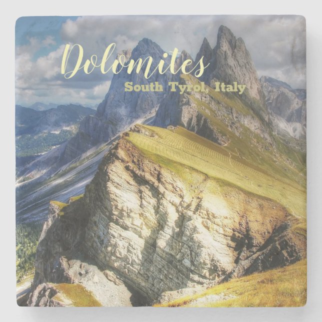 Picturesque Dolomites South Tyrol Italy Stone Coaster (Front)