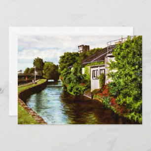Picturesque Galway City Ireland Canal View