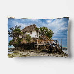 Picturesque house on a tropical coral outcrop accessory pouch