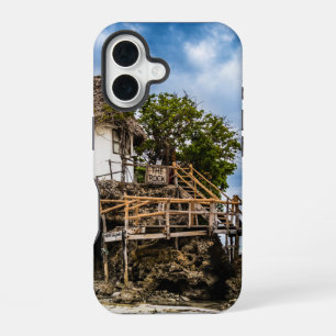 Picturesque house on a tropical coral outcrop iPhone 16 case