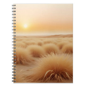Picturesque Landscape Desert Nature Background Arl Notebook