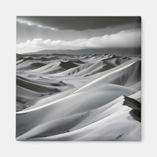 Picturesque Landscape Desert Nature Background Art Magnet