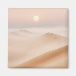 Picturesque Landscape Desert Nature Background Art Magnet
