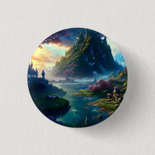 Picturesque Landscape Four 3 Cm Round Badge