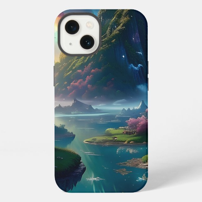 Picturesque Landscape Four iPhone Case (Back)
