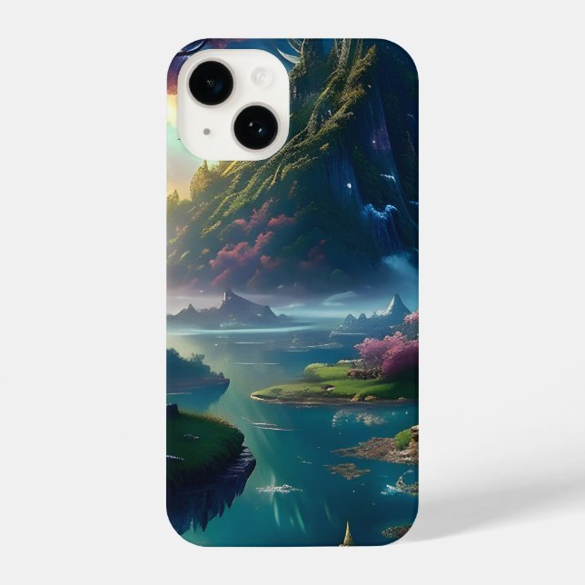 Picturesque Landscape Four iPhone Case (Back)