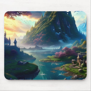 Picturesque Landscape Four Mouse Pad