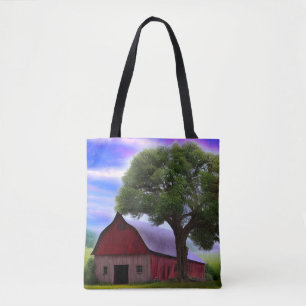 Picturesque Rustic Autumn Maple Leaves Tote Bag