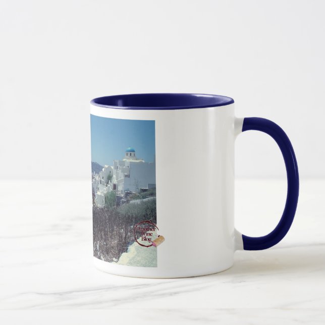 Picturesque Santorini Coffee Mug (Right)