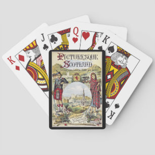 Picturesque Scotland Book Cover Playing Cards