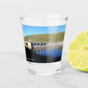 Picturesque Souvenir Kinzua Dam Reservoir Shot Glass