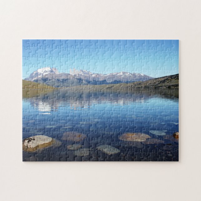 Picturesque Water View Torres Del Paine Chile Jigsaw Puzzle (Horizontal)
