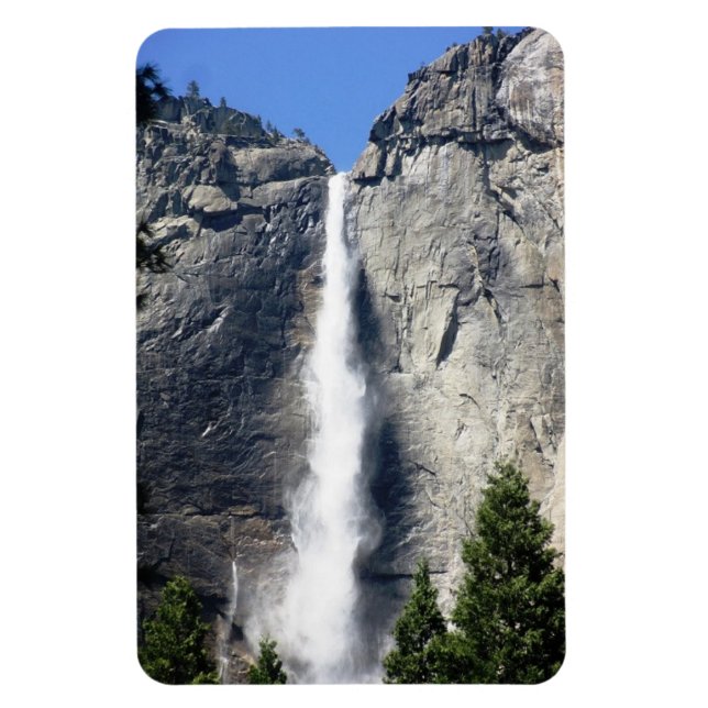 Picturesque Yosemite Falls Photo Magnet (Vertical)
