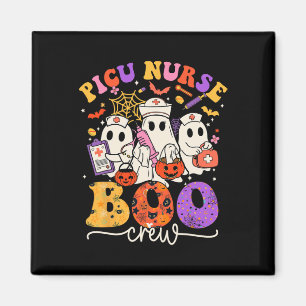 Picu Boo Crew Costume Funny Nurse Ghost Halloween Magnet