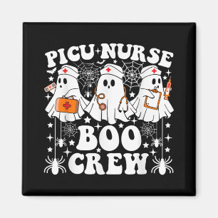 Picu Nurse Boo Crew Funny Ghost Halloween  Magnet