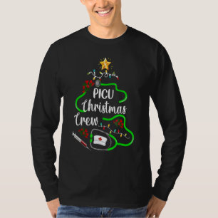 Picu Nurse Christmas Crew Nurse Squad Xmas Holiday T-Shirt