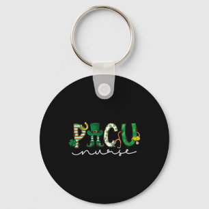 Picu Nurse Leprechaun St Patricks Day Paediatrics Key Ring