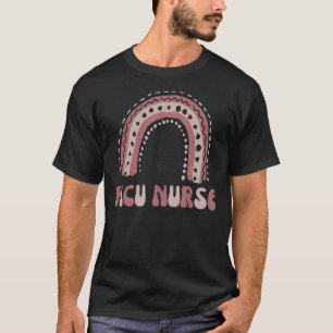PICU Nurse Nursing Rainbow Paediatrics Intensive C T-Shirt
