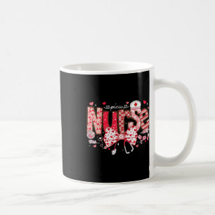 Picu Nurse Stethoscope Coquette Bow Heart Valentin Coffee Mug
