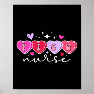 Picu Nurse Valentine Hearts Picu Nursing Valentine Poster
