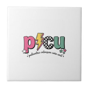 PICU Paediatrics Intensive Care Unit Nurse Shirt_1 Ceramic Tile