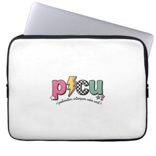 PICU Paediatrics Intensive Care Unit Nurse Shirt_1 Laptop Sleeve