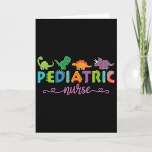 Picu Paediatrics Nurse Dinosaurs Peds Nurse Card