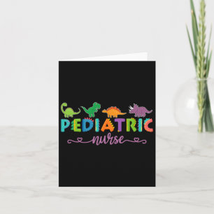 Picu Paediatrics Nurse Dinosaurs Peds Nurse  Card