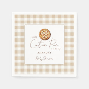 Pie Baby Shower Gender Neutral  Napkin