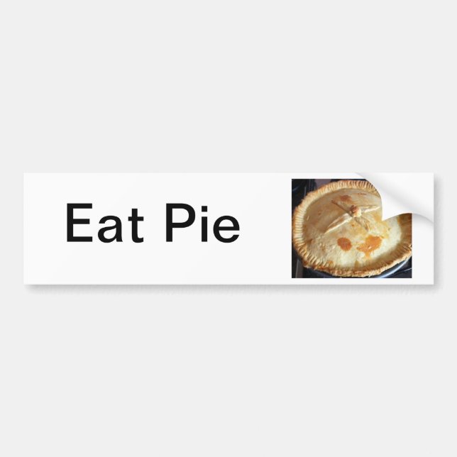 Pie Bumper Sticker (Front)