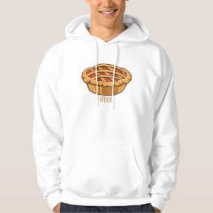 Pie cartoon illustration  hoodie