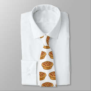 Pie cartoon illustration tie