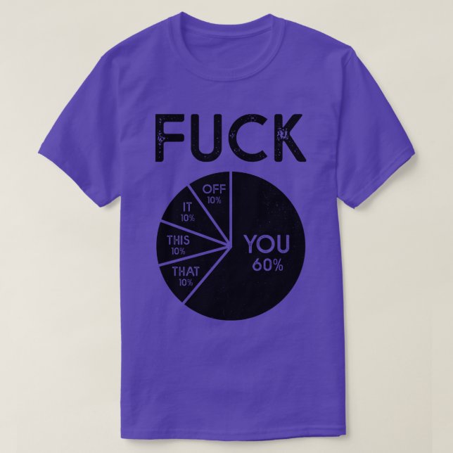 Pie Chart 1 T-Shirt (Design Front)