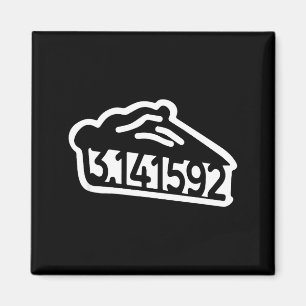 Pie day 3.14 funny math pun nerd men women kids magnet