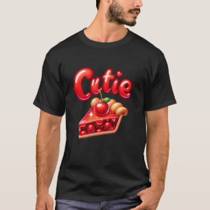 Pie Day Pi Day Thanksgiving Cherry Cute Pie Cutie T-Shirt