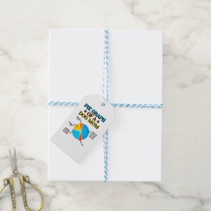 Pie Graph of a Dog Mum Gift Tags