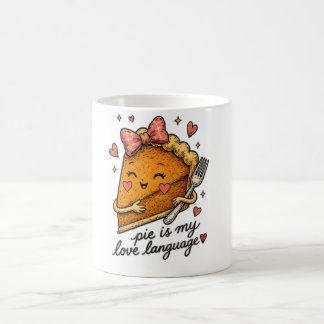 Pie Is My Love Language Thanksgiving Design Coffee Mug