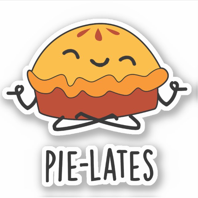 Pie-lates Funny Food Pie Pun  (Front)