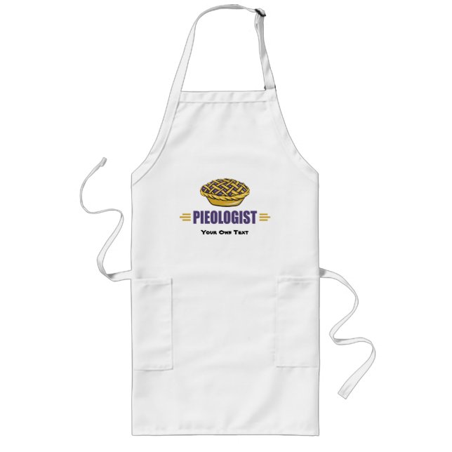 PIE - Love, Eat, Bake, Bakery, Bakery, Pieologist Long Apron (Front)