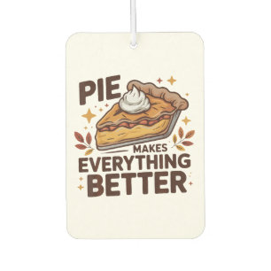 Pie Makes Better Car Air Freshener