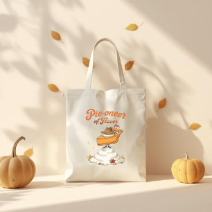 Pie-oneer of Flavor - Pumpkin Pie Thanksgiving Tote Bag
