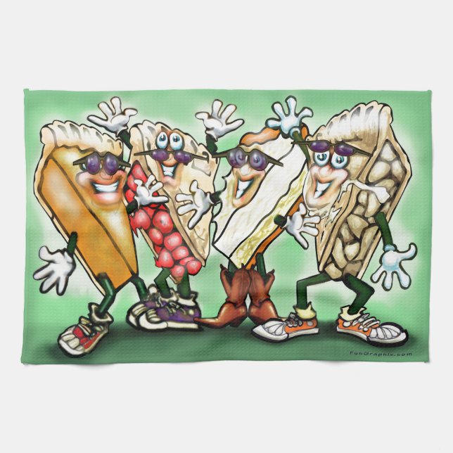 Pie Party Tea Towel (Horizontal)