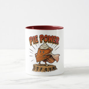 Pie Power Thanksgiving Design Mug