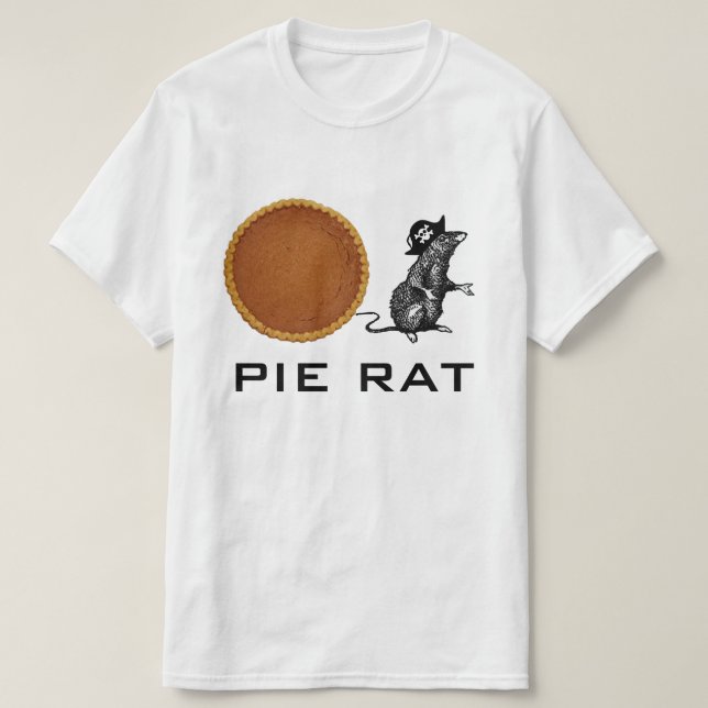 Pie Rat Pumpkin Pie T-Shirt (Design Front)