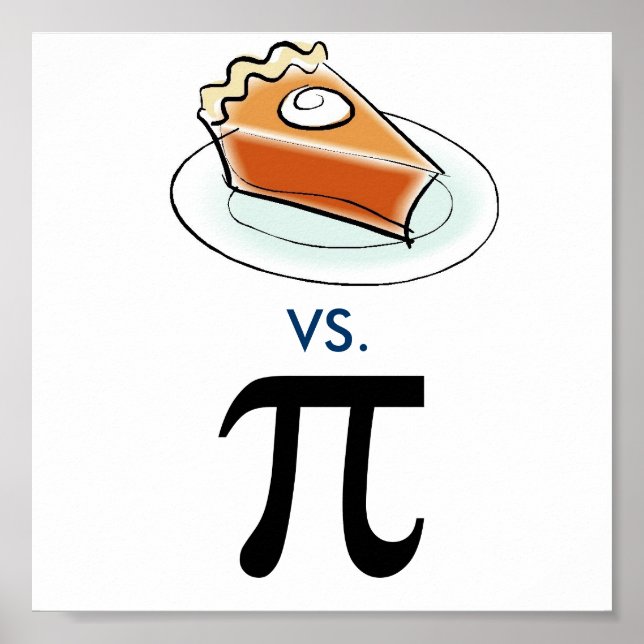 Pie vs. Pi Poster (Front)