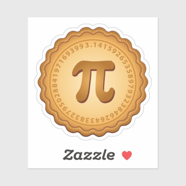 Pie with Pi Crust Vinyl (Sheet)