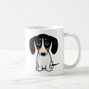 Piebald Dachshund   Cute Puppy Dog Coffee Mug