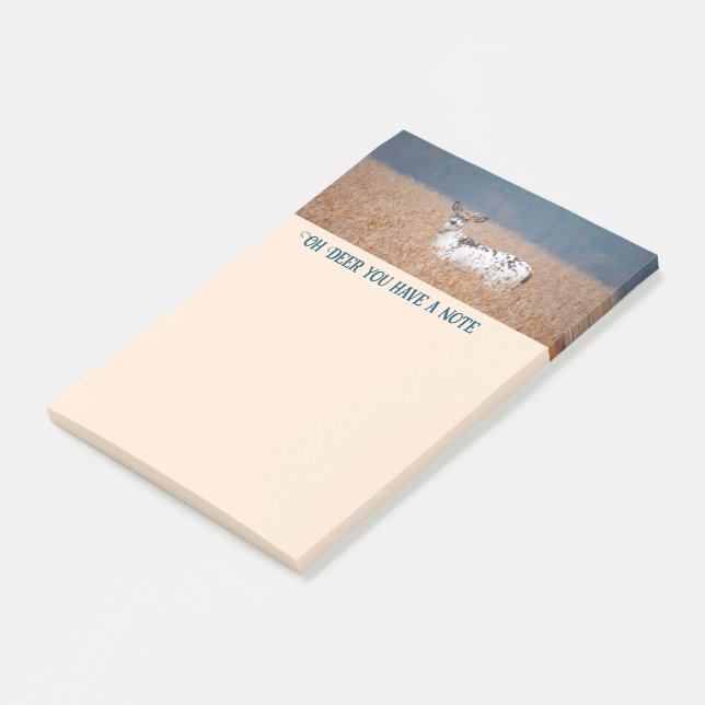 Piebald Deer Photo  Post-it Notes (Angled)